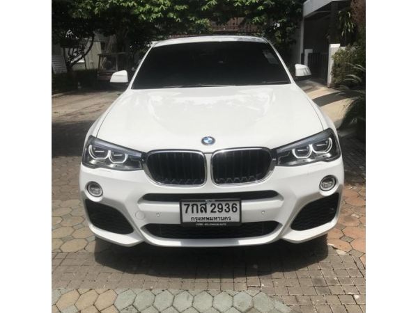 BMW X4 xDrive 20d M Sport 2018 White color.